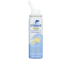 Stérimar Sterimar Baby Spray Nasal Agua de Mar 100% Natural, Microdifusión para Limpiar y Desobstruir la Nariz - 50 ml