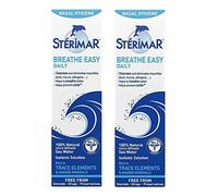 Stérimar STERIMAR Breathe Easy Daily - Spray nasal a base de agua de mar 100% natural para la fiebre - 100 ml - PAQUETE DE 2