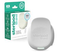 Steripod Brand - Clip desinfectante portátil para cepillo de dientes UV, recargable, perla, 1 unidad