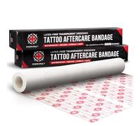 Sterivault Vendaje de cuidado posterior para tatuajes sin látex de 12 pulgadas, 3 yardas de largo, estéril, impermeable, brillante