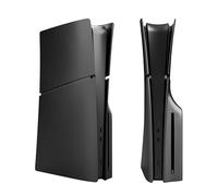 Sterj Co. Placa frontal negra mate para consola de disco delgado PS5 - Cubiertas laterales de repuesto para PlayStation 5, paneles ABS delgados y resistentes a los arañazos, fácil instalación a