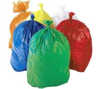 Sterling bargains - Bolsas de basura con código de colores fuertes (20 unidades), color transparente