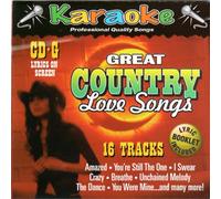 Sterling Entertainment Group - Great Country Love Songs: 16 TRACK KARAOKE BAY CD+G : Formatted for worldwide use : Lyrics Booklet Included
