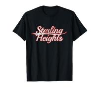 Sterling Heights Michigan Macomb County Vintage Varsity Camiseta