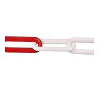 Sterling prw60 Cadena de plástico 6.0 mm, 25 m, rojo / blanco