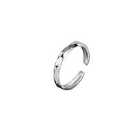 Sterling Ring, Sterling Rings Women 925 Rings brillantes de ajuste ajustable Ajuste Forged Sterling Dress Anillos de compromiso Regalos para anillos de eternidad
