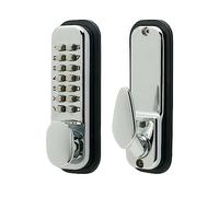 Sterling S2235PC - Puerta Digital de Empuje con función de retención, Cromo Pulido de 14 Botones