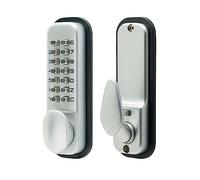 Sterling S2235V Cerradura Digital con botón pulsador, Cromo Satinado