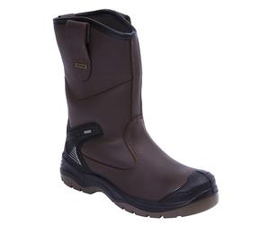 Sterling Safetywear AP305, Botas de Seguridad Unisex Adultos, Marrón, 40 EU