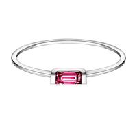 Sterling Silver Birthstone Stackable Rings For Women Mother With Cubic Mom Ring Mother's Day Jewelry Gifts For Wife Anillos Clavos Joyas, 7, Metal, Sin piedras preciosas
