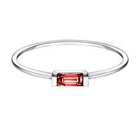 Sterling Silver Birthstone Stackable Rings For Women Mother With Cubic Mom Ring Mother's Day Jewelry Gifts For Wife Anillos Clavos Joyas, 7, Metal, Sin piedras preciosas