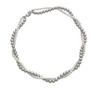 Sterling Silver Cute for Women, Women's 2 Layered Pearl Necklace