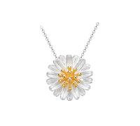 Sterling Silver Silver Pendants & Necklaces Daisy Necklace Jewelry Collar Shipping Wedding Birthday Gift
