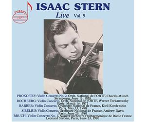 Stern,Isaac - Jean Sibelius, George Rochberg, Samuel Barber, Sergei Prokofiev, Max Bruch: Isaac Stern Live, Vol.9