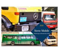 Stern-Mobile - Nutzfahrzeuge von Mercedes-Benz auf Kuba (Wandkalender 2026 DIN A2 quer), CALVENDO Monatskalender: LKW,Autobusse und Transporter der Marke Mercedes in Kuba