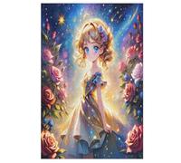 Sternry Sky Girl Puzzle de 1000 piezas, para adultos, de madera, para aliviar el estrés, para niños a partir de 12 años, 78 x 53 cm