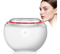 SternSinn Masajeador Facial Eléctrico, EMS Gua Sha con Calor y VibracióN, 4 Modos con Luces Rojas, Azules y Moradaspara Antienvejecimiento, Lifting y Reafirmación de La Piel Flácida Blanco