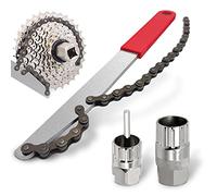 Sternstunde Kit de Herramientas Para Bicicleta, Con Látigo para Cadena de Bicicleta/Extracción de Piñones Anillo/Bloqueo de Cassette de Bicicleta para 6, 7, 8, 9, 10 Cassettes de la Belocidad