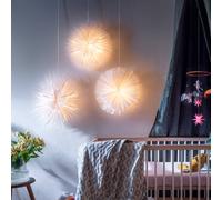 Sterntaler 2022 estrella papel 3D Ø 45 cm blanco