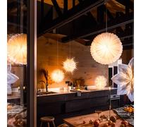 Sterntaler 2023 estrella papel 3D Ø 60 cm blanco