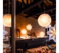 Sterntaler 2024 estrella de papel 3D Ø 60 cm gris