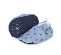 Sterntaler 2102111.0 - Zapatillas de bebé unisex con suela antideslizante, color cielo, talla 15/16