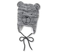 Sterntaler 4701961 Gorra, Bebé-Niños, Gris (Anthrazit Melange 592), 43 (Tamaño del Fabricante:43)