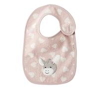 Sterntaler Babero con cierre de velcro, diseño de burro Emmi Girl Corazones flora rosa