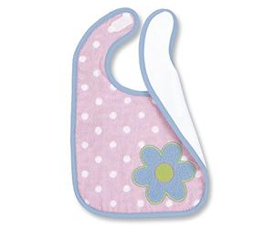 Sterntaler babero impermeable en esponja diseño Katharina la mariquita de lunares rosa