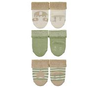 Sterntaler Baby-söckchen 3er Elefant Calcetines, Crudo, 0 para Bebés