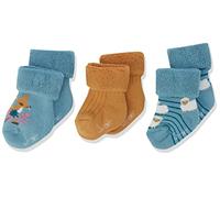 Sterntaler Baby-Söckchen 3er-Pack Rehkitz, Calcetines Bebé-Niñas, Dunkeltürkis, 14