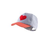 Sterntaler Basecap aus Singlejersey mit Herz Stickerei Gorra de béisbol, Mezcla de Plata, 49 para Niñas