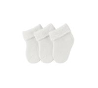 Sterntaler Bebé-Niños Newborn Socks 3-pair Pack Calcetines Not Applicable, Beige (Ecru 908), Recién Nacido (Talla del fabricante: 0)