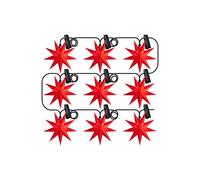 Sterntaler Cadena estrellas LED ventana IP44 rojo