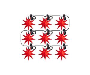 Sterntaler Cadena estrellas LED ventana IP44 rojo