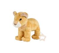 Sterntaler Caja de música L Leo Leo - de tela suave - Mecanismo extraíble - Melodía: Sandmann, querido Sandmann, práctico mango de estrellas - Ayuda a dormir - Regalo desde el nacimiento, ocre