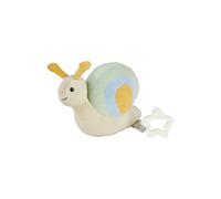 Sterntaler Caja de música M Caracol Juguetes para niños y bebés, Tela Suave Aterciopelada, para Atar, Mecanismo de Juego extraíble, Mango de Estrella, melodía: -, 18,5 × 16 × 7 cm, Multicolor