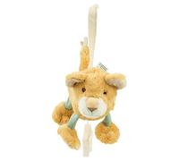 Sterntaler Caja de música S Leo Leo - Pequeña caja de música de tela suave - Mecanismo de música extraíble - Melodía de cuna Brahms - Práctica empuñadura de estrellas - Ayuda a conciliar el sueño