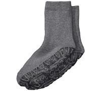 Sterntaler Calcetines con suela de goma antideslizante, Edad: 8-9 Años, Talla: 34, Gris oscuro (mezcla de antracita)