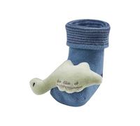 Sterntaler Calcetines de sonajero para bebé Dino, Azul medio., 15-16