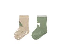 Sterntaler Calcetines unisex ABS para gatear, diseño navideño, beige, 18