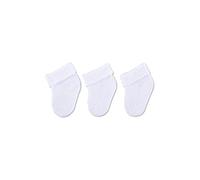 Sterntaler - Calcetines unisex, paquete de 3, color Blanco (Weiß 500), Talla única - Recién nacido