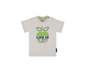 Sterntaler Camiseta de Manga Corta para bebé con diseño de Manzana., Verde Claro, 68 cm