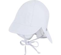 Sterntaler Casquette Avec ProtGE-nuque Gorra, Blanco (Weiss 500), X-Small (Talla del Fabricante: 51) para Niños Gorra, Niños, Blanco (Weiss 500), 51 (Tamaño del Fabricante: 51)