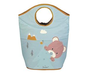 Sterntaler Cesta de almacenamiento, Oso Ben, Para los juguetes y la colada, el Para la lavandería, Multicolor