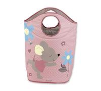 Sterntaler Cesta para la colada, Ratona Mabel, Para los juguetes y ropa, Para la colada, Rosa claro/Multicolor