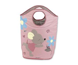 Sterntaler Cesta para la colada, Ratona Mabel, Para los juguetes y ropa, Para la colada, Rosa claro/Multicolor