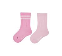 Sterntaler Coolmax Rippe - Calcetines cortos para bebé y niño, estructura acanalada, regulador de la temperatura, ajuste óptimo, pack de 2 unidades, puderrosa, 34