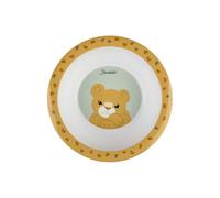 Sterntaler Cuenco para niños, diseño de jirafa y león, resistente y apto para alimentos, con base antideslizante para comer de forma segura, regalo para bebés y niños pequeños, color verde pálido
