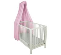 Sterntaler Dosel para Cama de bebé, Tela de Gasa Ligera, Decorativa y Transpirable, 160 × 300 × 0,5 cm, Color Rosa